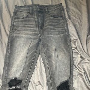 American eagle jeans grey size 8